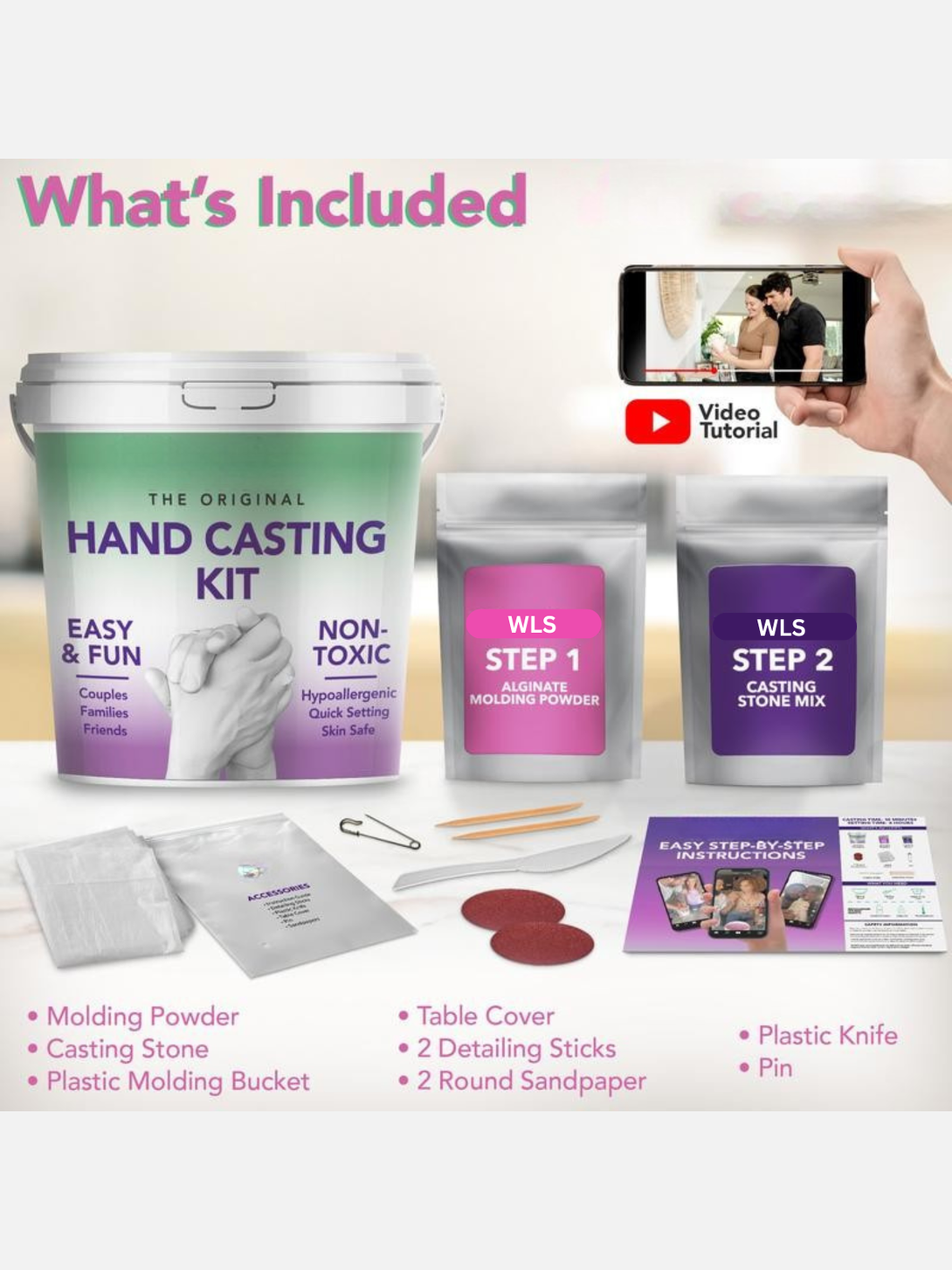 WLS 3D Hand Casting DIY Kit – Minimal Vintage