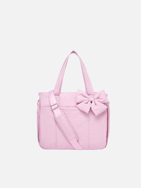 Puffy Bow Tote – 13"/15.6" Laptop Messenger Bag