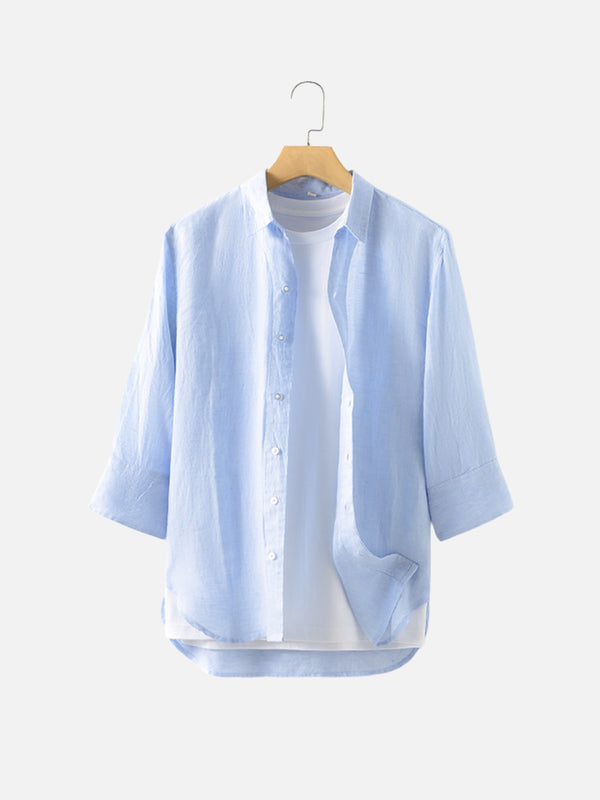 Azure Days Linen Top
