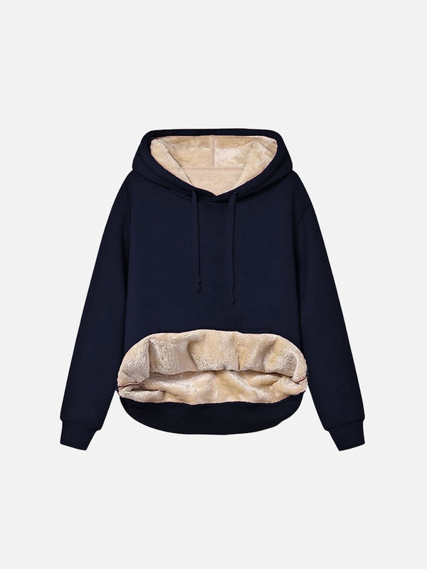 Lambskin Wrinkle-Free Hooded Sweatshirt