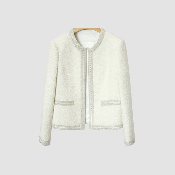 MV Luxury Wool Chanel-Inspired Short Coat