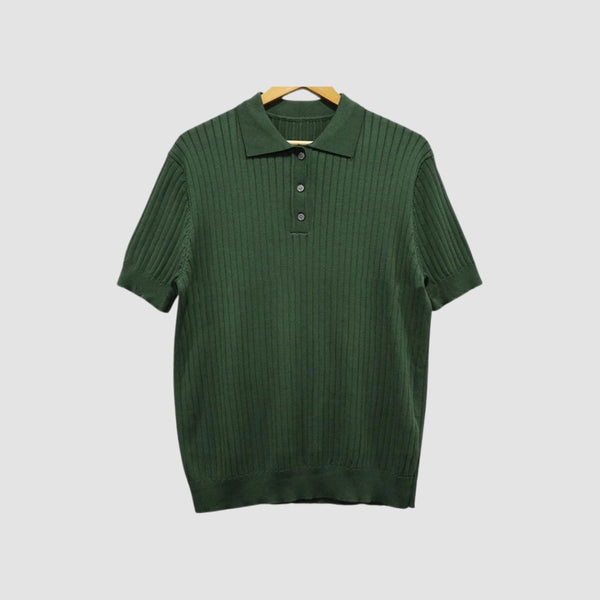 MV Loose Knit Polo T-Shirt