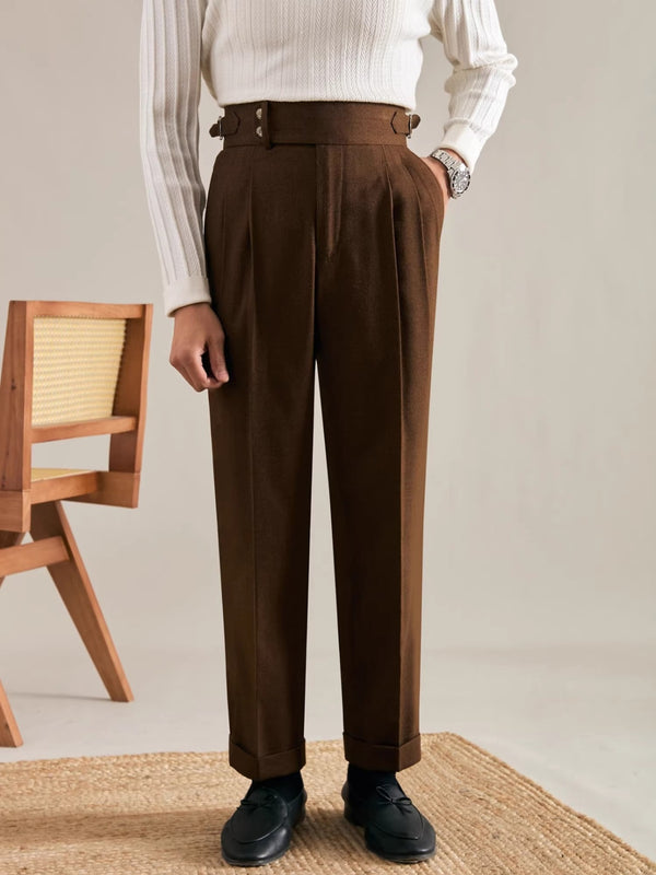 MV Straight Leg Italian Drape Trousers