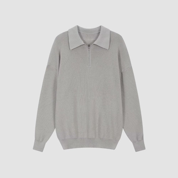 MV Casual Loose Half-Zip Sweater