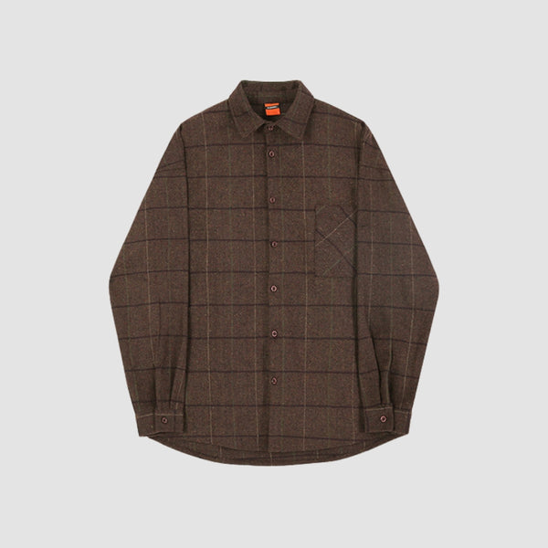 MV Thick Woolen Plaid Jacket