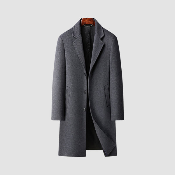 MV Long Suit Collar Wool Coat