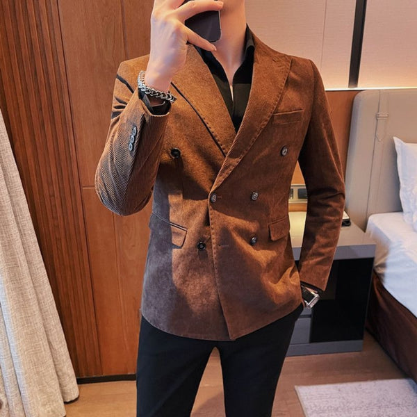 MV Double-Breasted Corduroy Jacket