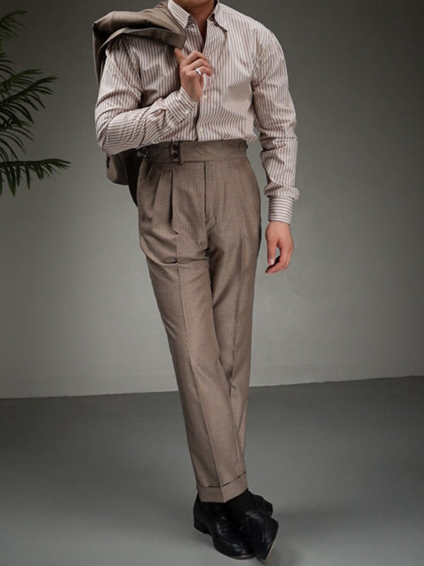 MV Naples Italian Wool Blend Trousers