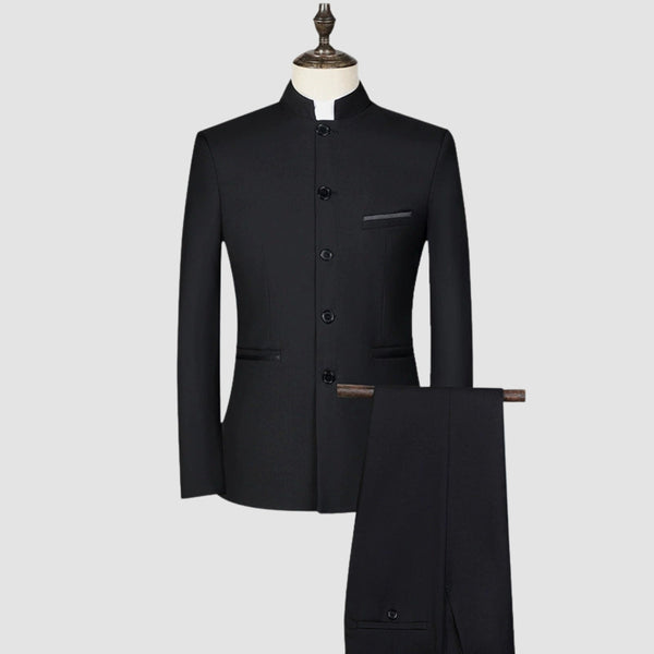 MV Stand-Up Collar Two-Piece Suit