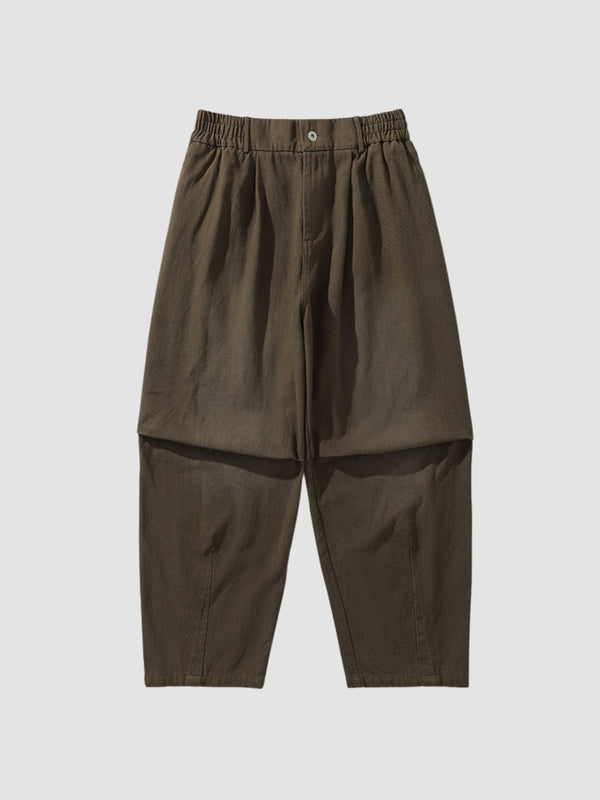 MV Retro Brown Loose Trouser Pants