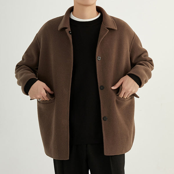 MV Short Double-Faced Wool Coat Jacket