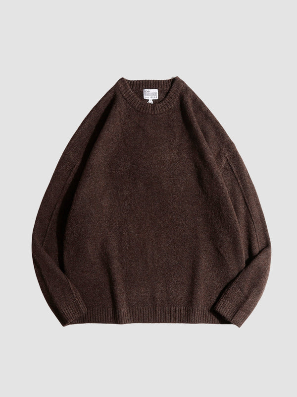 MV Japanese Retro Solid Loose Sweater