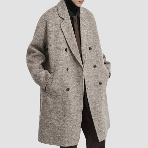 MV Double-Sided Woolen Mid-Length Coat